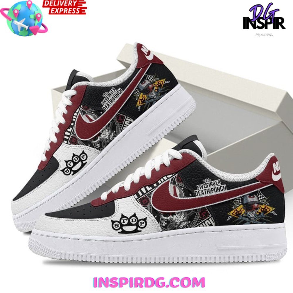 Ideafootwear Five Finger Death Punch Air Low-Top Sneakers Shoes For Men And Women 2