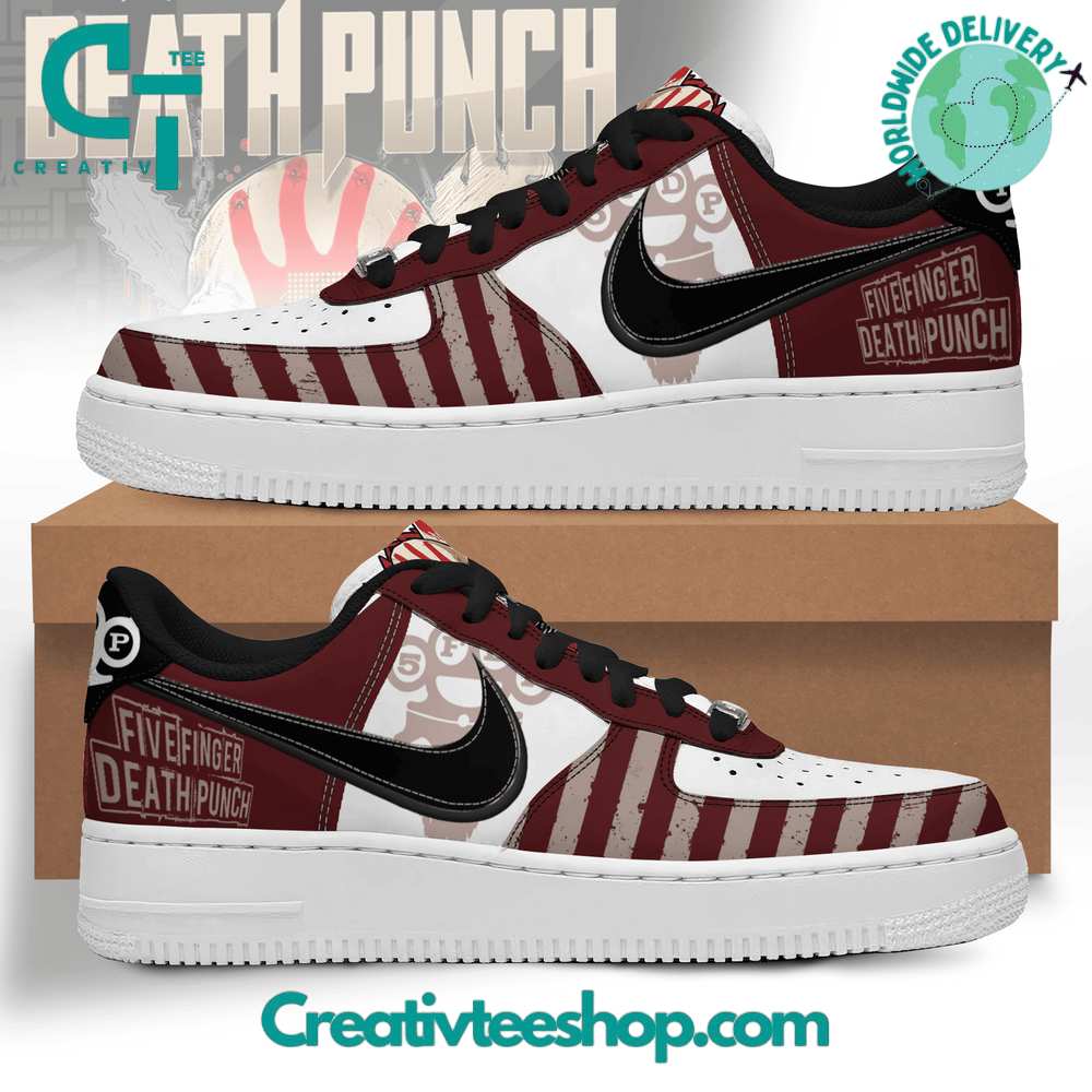 Ideafootwear Five Finger Death Punch Air Low-Top Sneakers Shoes For Men And Women 4