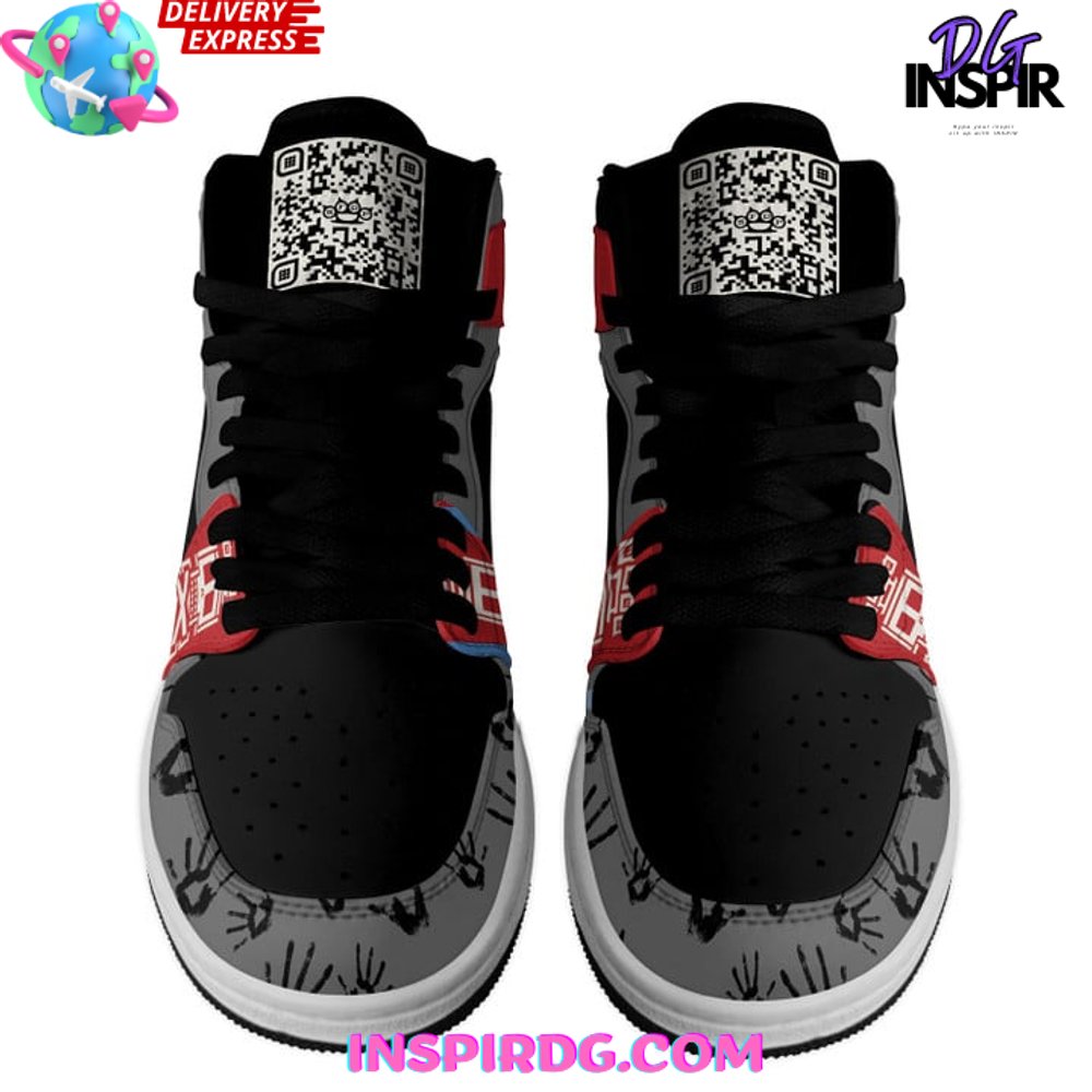 Ideafootwear Five Finger Death Punch AJ1 High Sneakers Shoes For Men And Women 1
