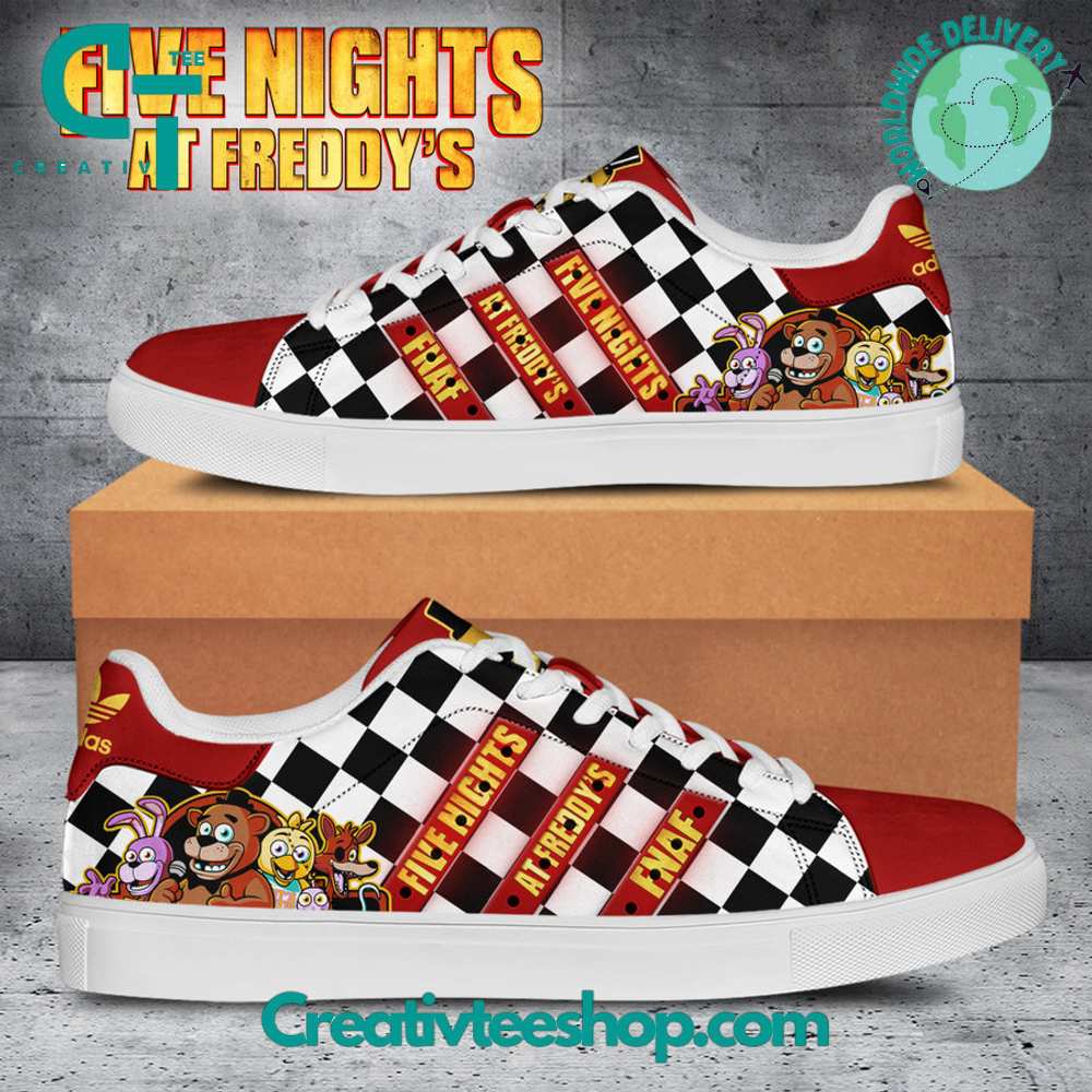 Ideafootwear Five Night At Freddy's  Skate Stan Shoes Sneakes For Men And Women 1