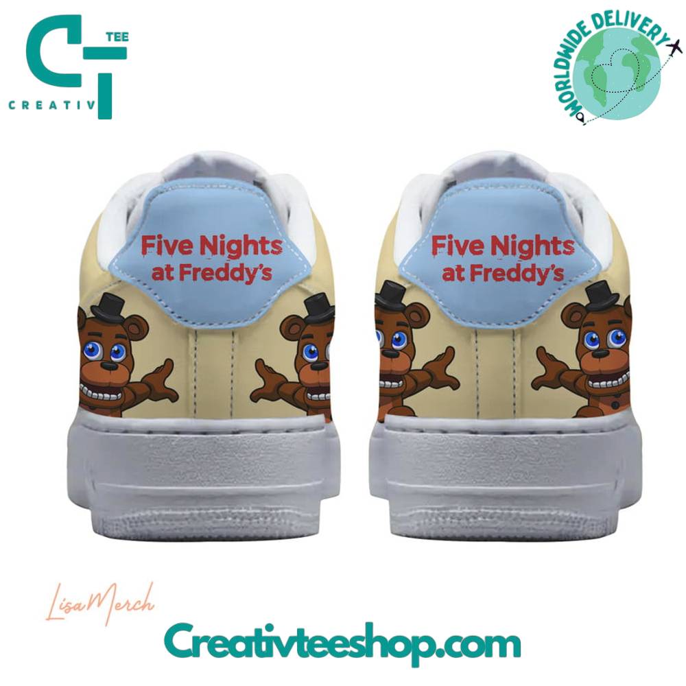 Ideafootwear Five nights at Freddy  Air Low-Top Sneakers Shoes For Men And Women 2