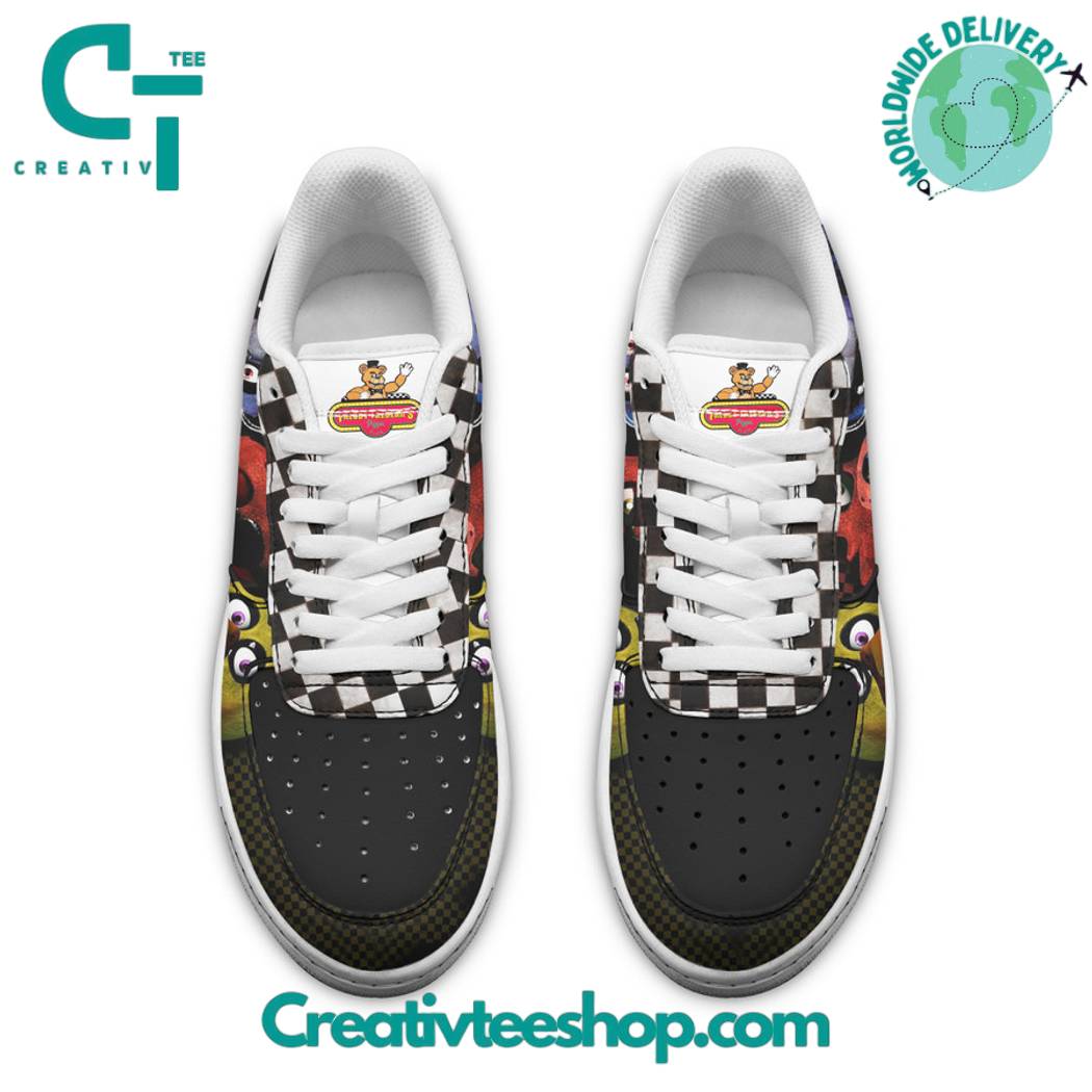 Ideafootwear Five Nights At Freddy  Air Low-Top Sneakers Shoes For Men And Women 1