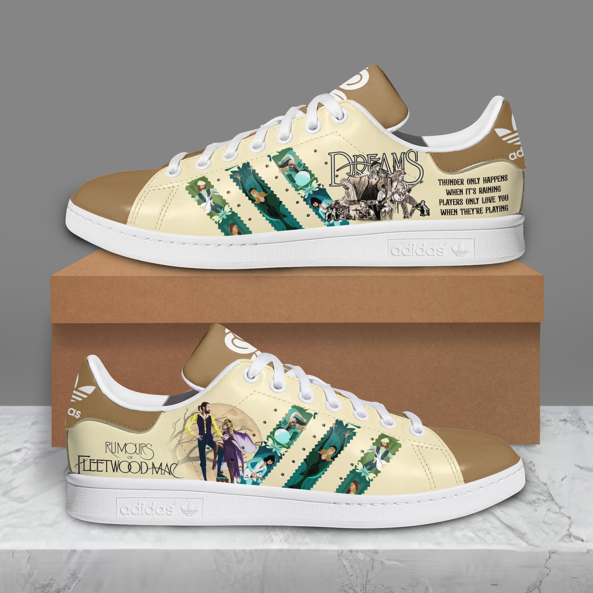 Ideafootwear Fleetwood Mac Skate Stan Shoes Sneakes For Men And Women 1