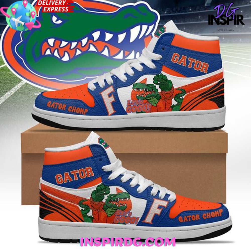 Ideafootwear Florida Gators AJ1 High Sneakers Shoes For Men And Women 5
