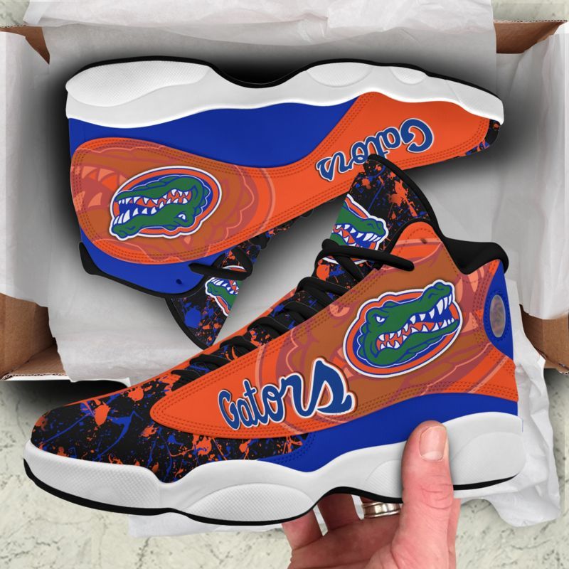 Ideafootwear Florida Gators AJ13 Sneakers Shoes For Men And Women 3