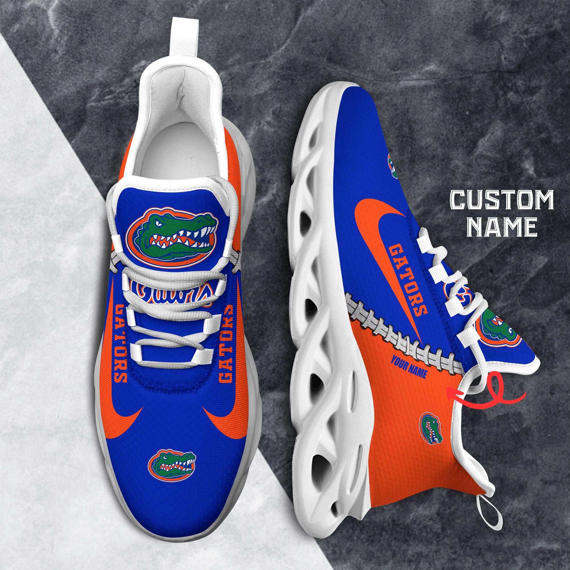 Ideafootwear Florida Gators Max Soul Shoes Sneakers For Men And Women 2