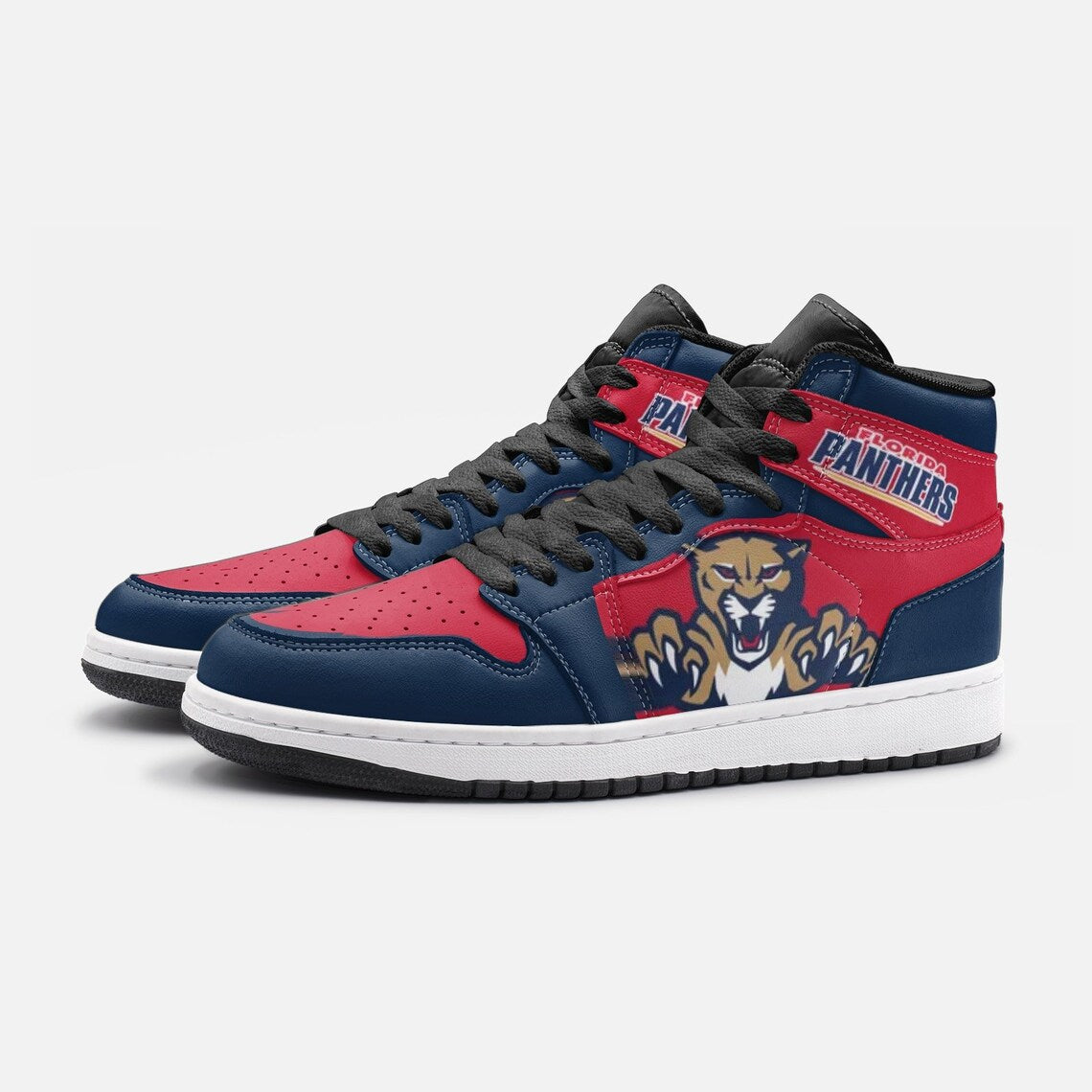 Ideafootwear Florida Panthers AJ1 High Sneakers Shoes For Men And Women 8