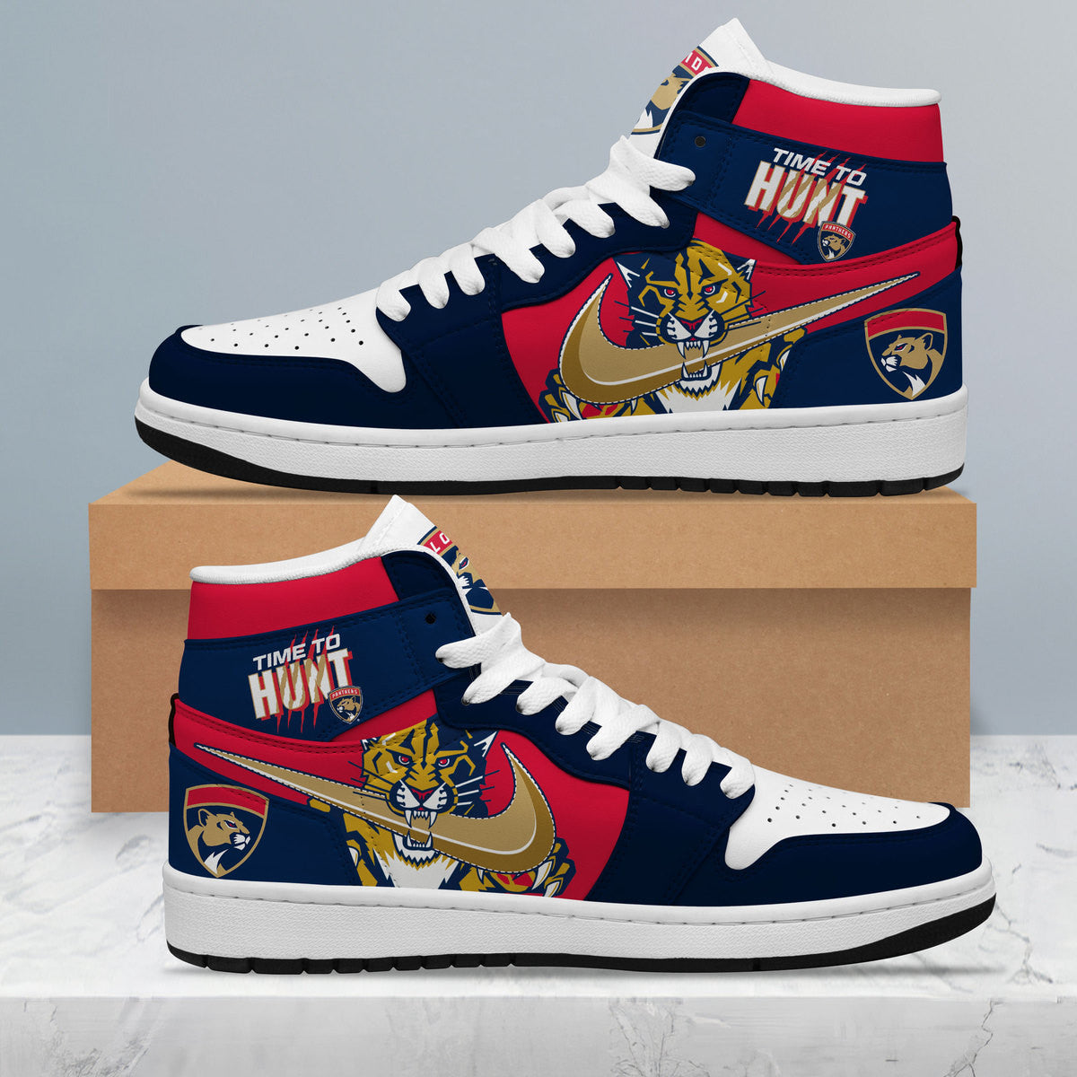 Ideafootwear Florida Panthers AJ1 High Sneakers Shoes For Men And Women 17