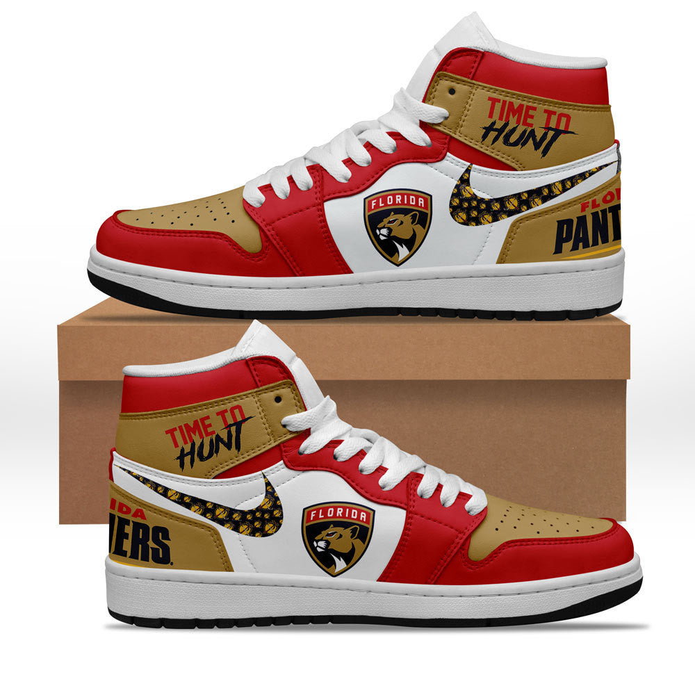 Ideafootwear Florida Panthers AJ1 High Sneakers Shoes For Men And Women 14