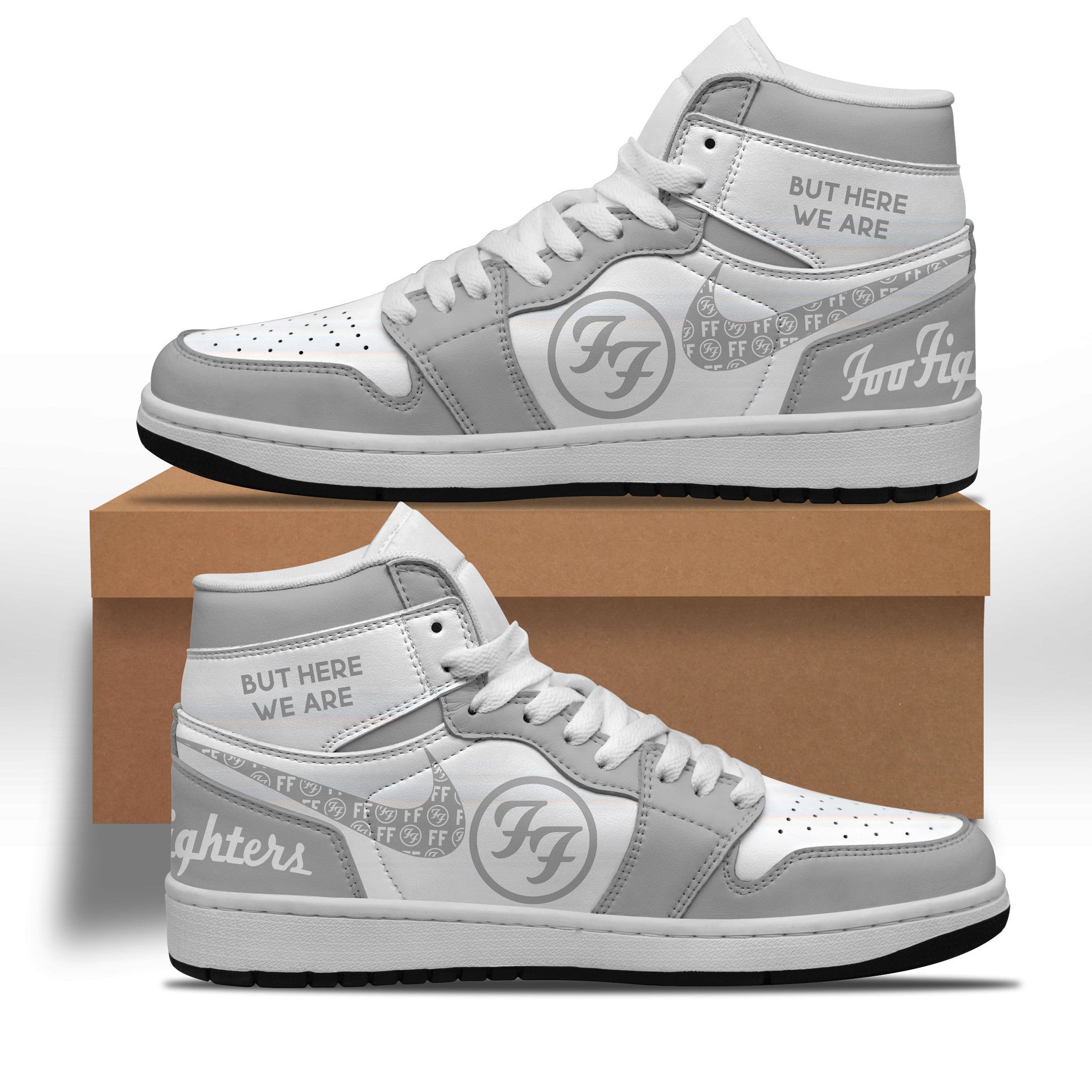 Ideafootwear Foo Fighters AJ1 High Sneakers Shoes For Men And Women 4