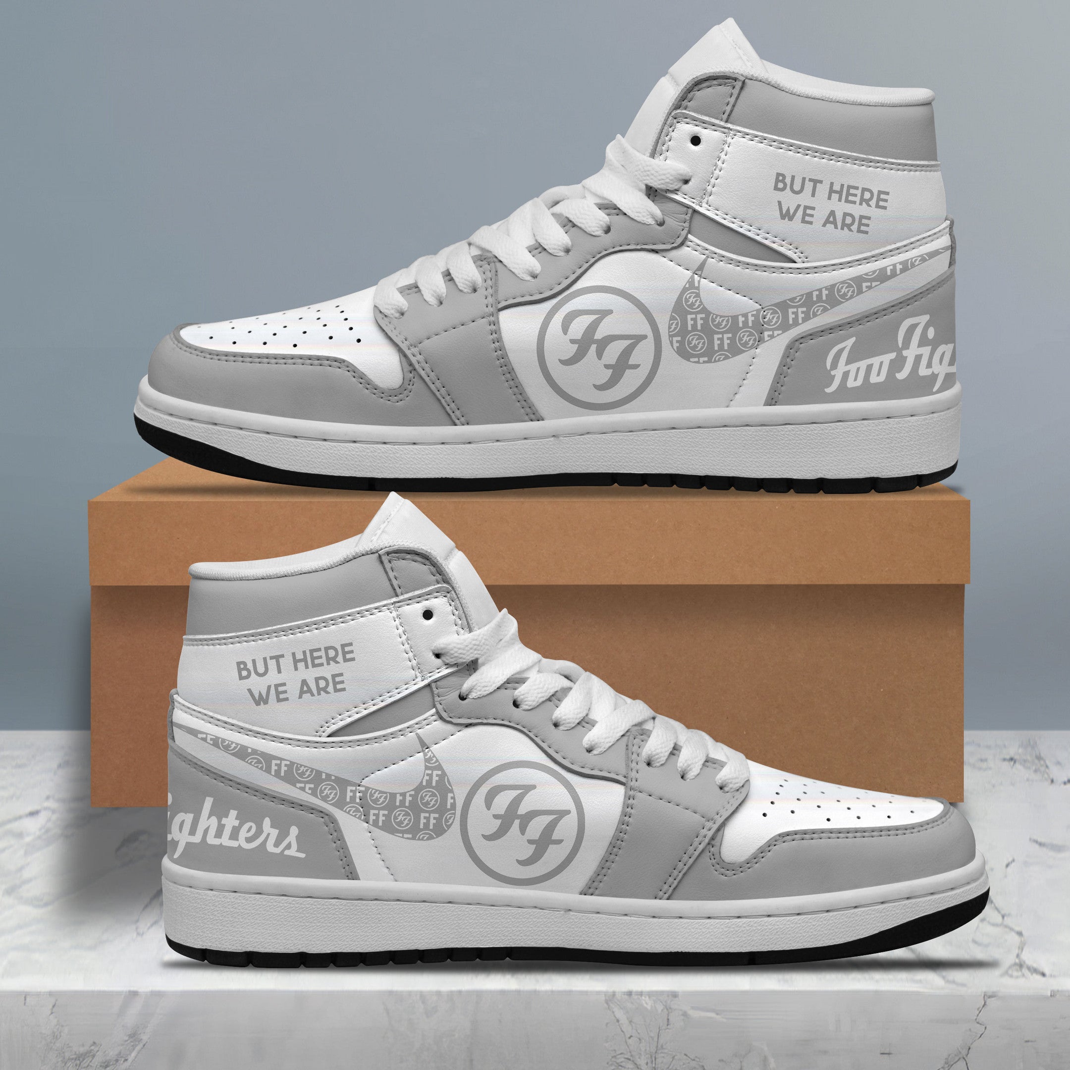 Ideafootwear Foo Fighters AJ1 High Sneakers Shoes For Men And Women 4