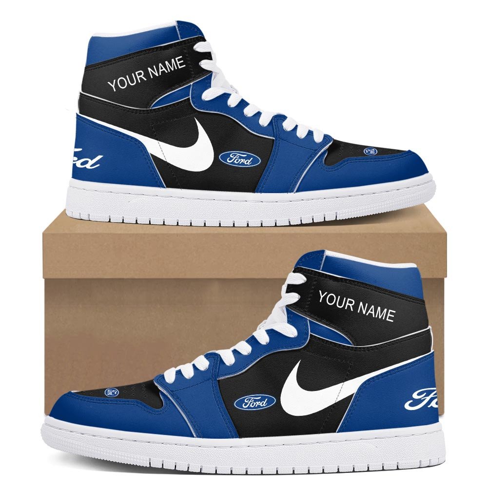 Ideafootwear Ford AJ1 High Sneakers Shoes For Men And Women 1