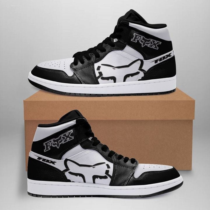 Ideafootwear Fox Racing AJ1 High Sneakers Shoes For Men And Women 4