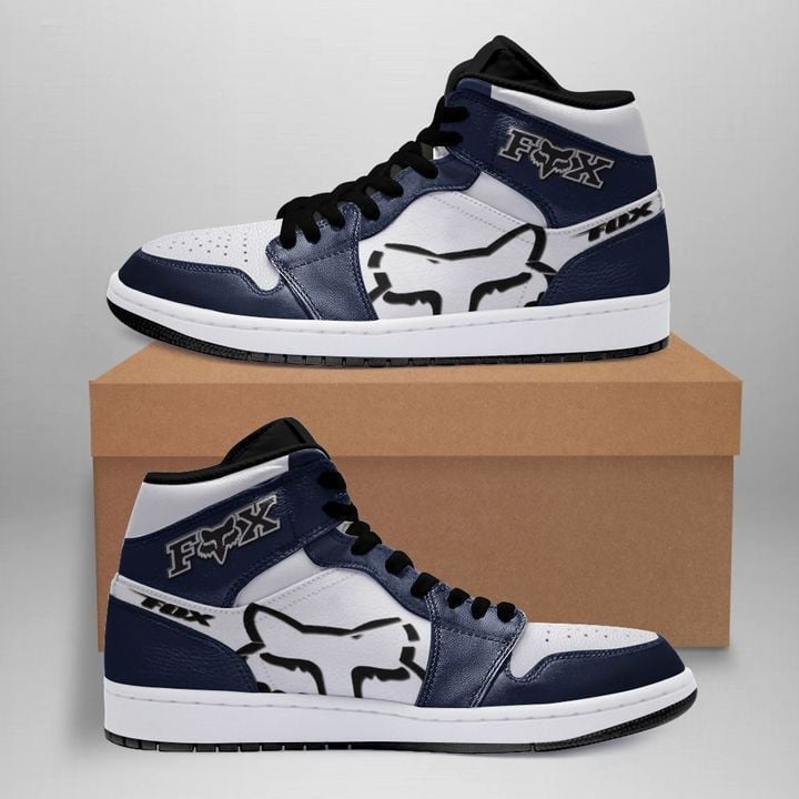 Ideafootwear Fox Racing AJ1 High Sneakers Shoes For Men And Women 1