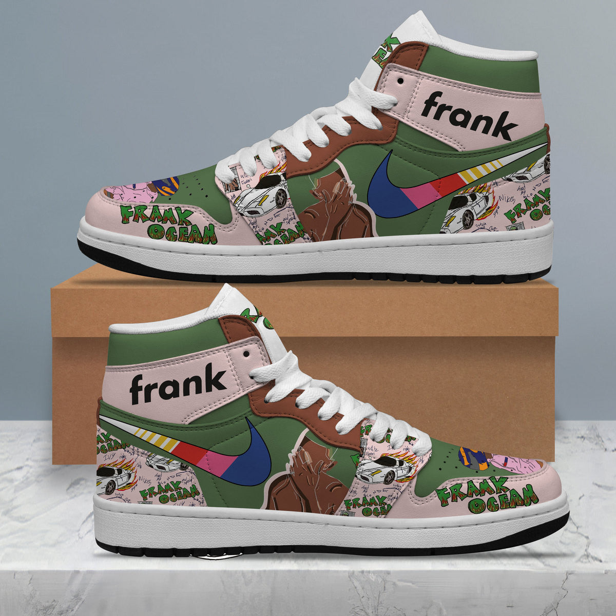 Ideafootwear Frank Ocean AJ1 High Sneakers Shoes For Men And Women 1