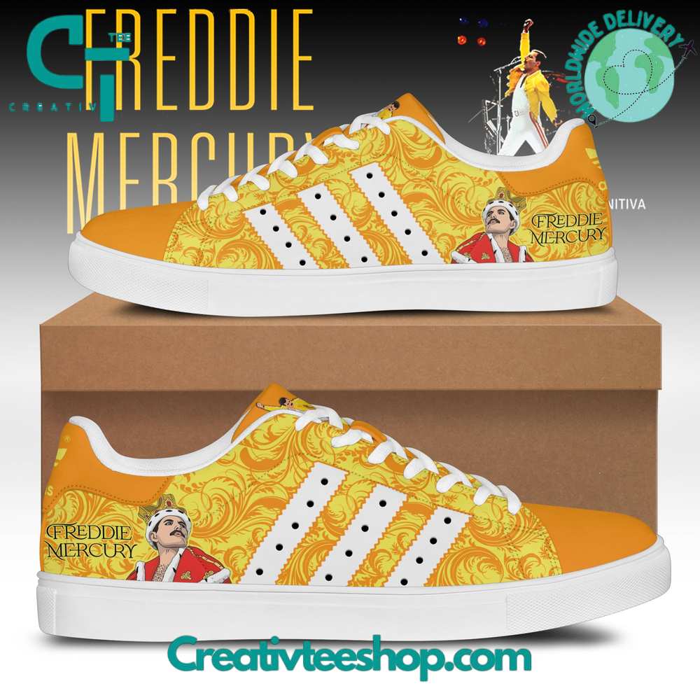 Ideafootwear Freddie Mercury  Skate Stan Shoes Sneakes For Men And Women 2
