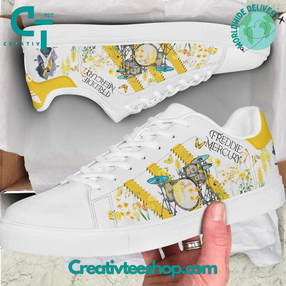 Ideafootwear Freddie Mercury  Skate Stan Shoes Sneakes For Men And Women 1