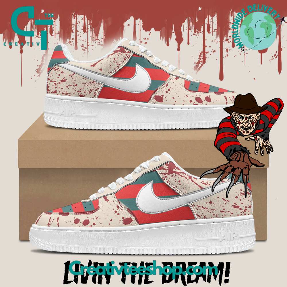 Ideafootwear Freddy Krueger Air Low-Top Sneakers Shoes For Men And Women 1