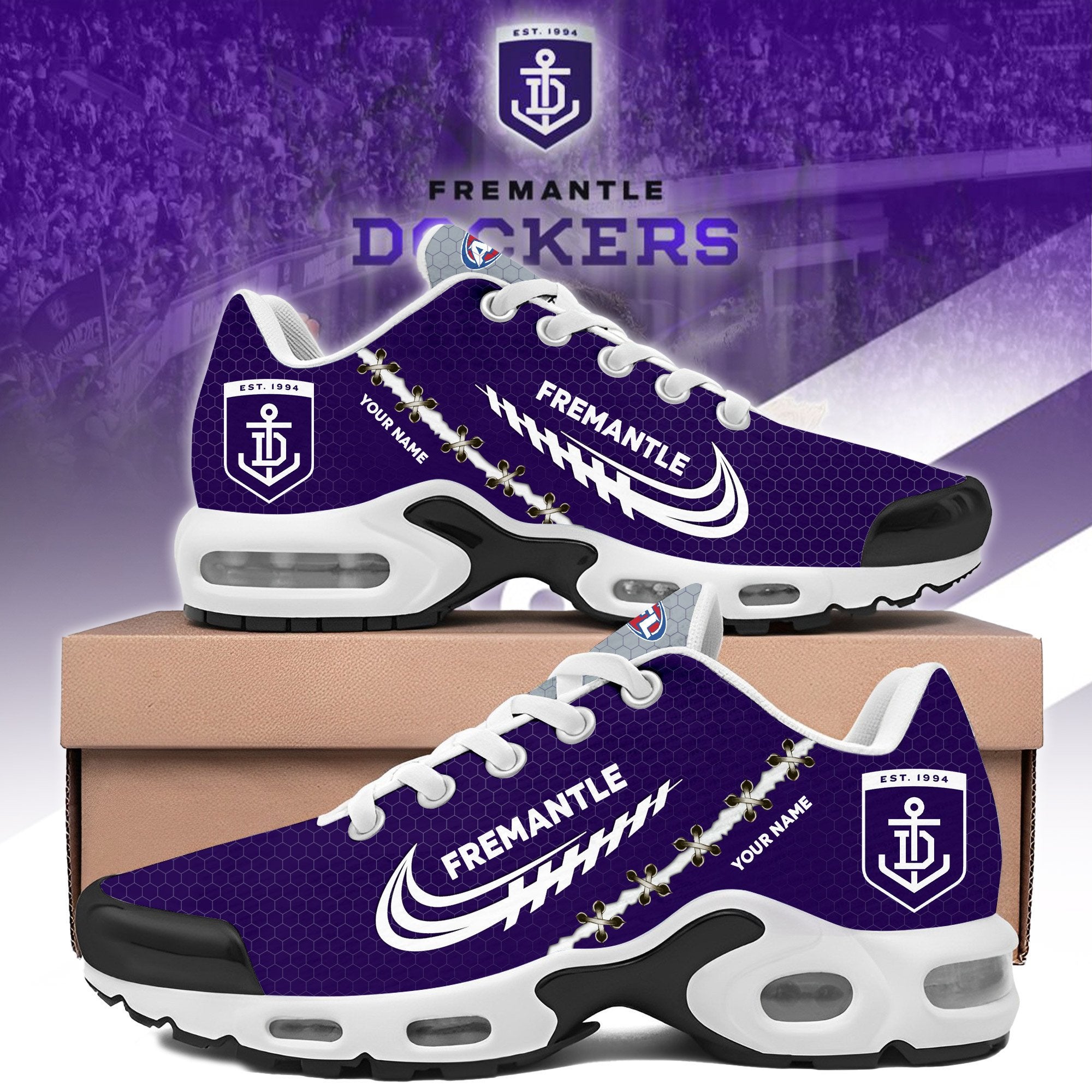 Ideafootwear Fremantle Dockers Skate Stan Shoes Sneakes For Men And Women 1