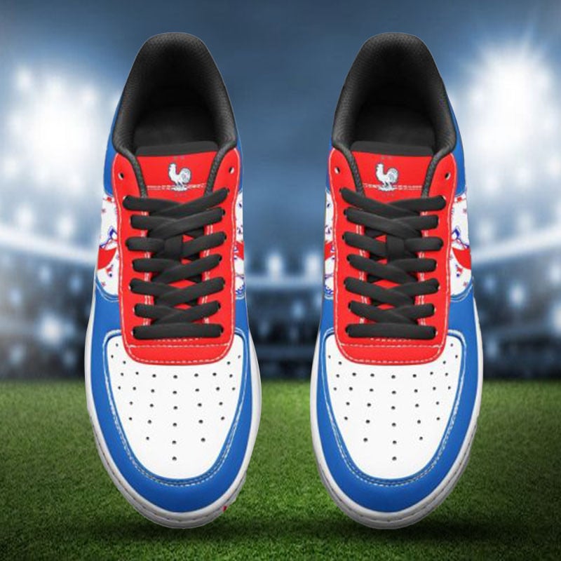 Ideafootwear French Football Federation Air Low-Top Sneakers Shoes For Men And Women 2