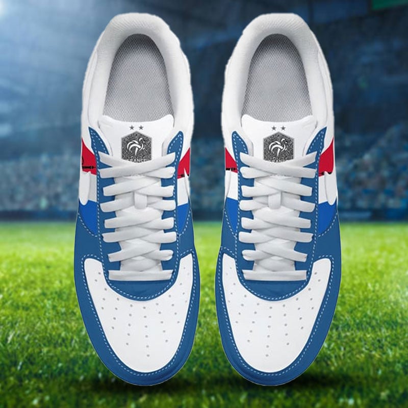 Ideafootwear French Football Federation Air Low-Top Sneakers Shoes For Men And Women 1