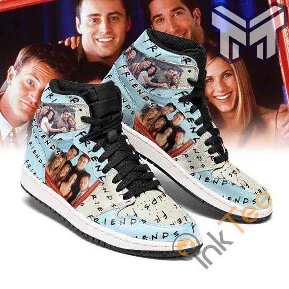 Ideafootwear Friends AJ1 High Sneakers Shoes For Men And Women 1
