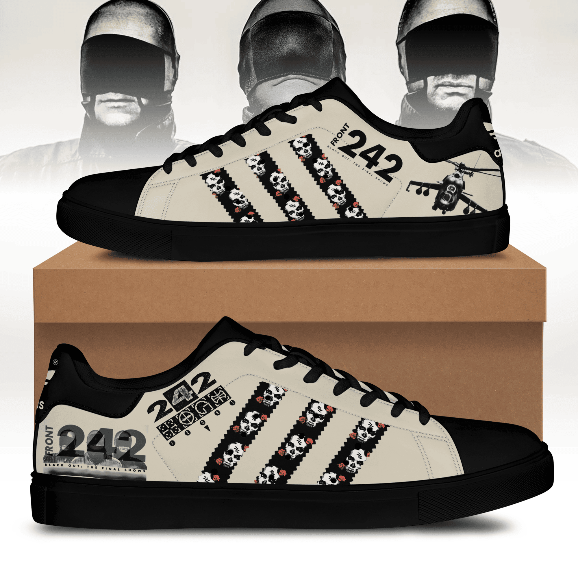 Ideafootwear Front 242 Skate Stan Shoes Sneakes For Men And Women  1
