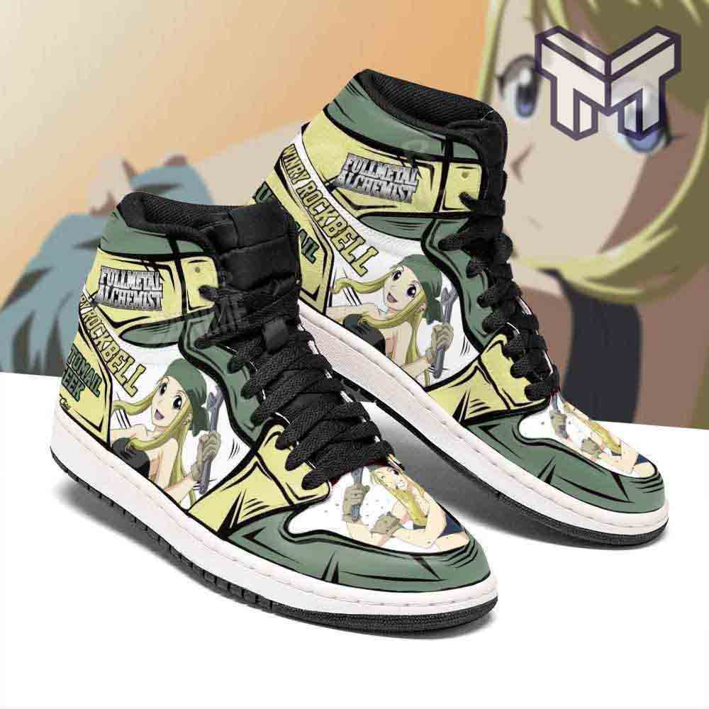 Ideafootwear Fullmetal Alchemist AJ1 High Sneakers Shoes For Men And Women 1