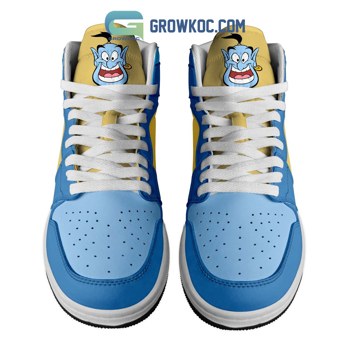 Ideafootwear Genie Disney AJ1 High Sneakers Shoes For Men And Women 1