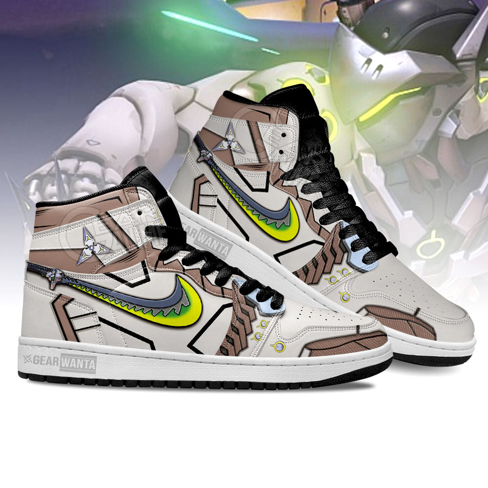 Ideafootwear Genji Overwatch AJ1 High Sneakers Shoes For Men And Women 1