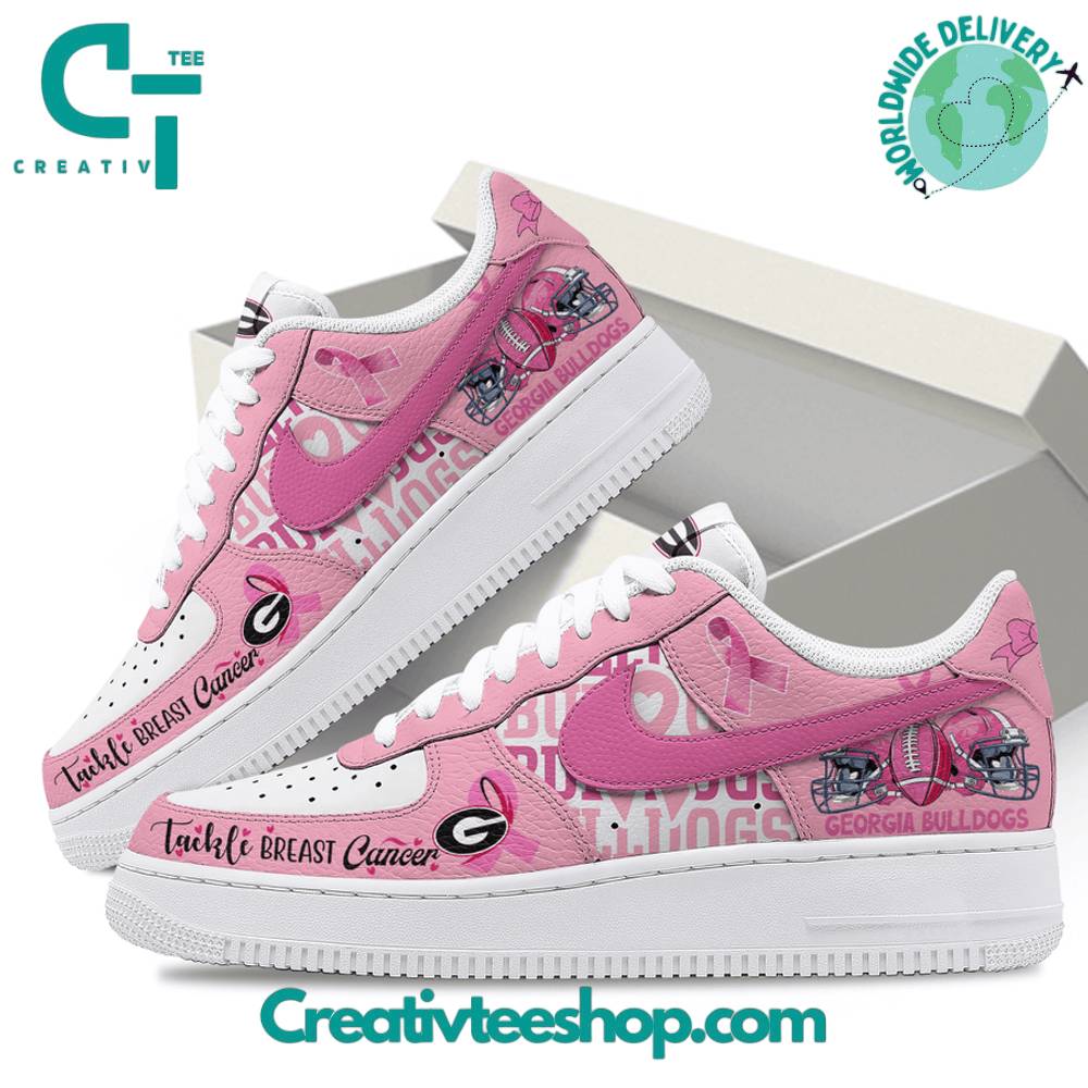 Ideafootwear Georgia Bulldogs Air Low-Top Sneakers Shoes For Men And Women 7