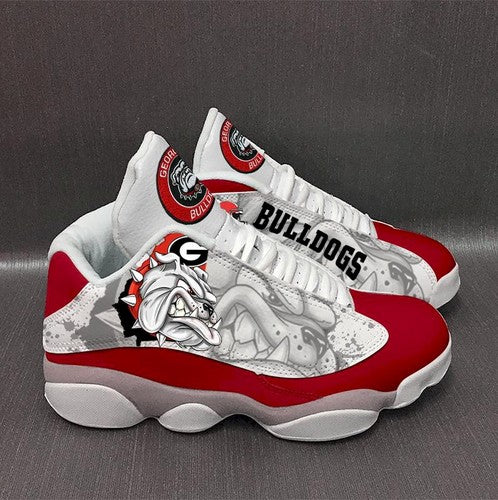 Ideafootwear Georgia Bulldogs AJ13 Sneakers Shoes For Men And Women 1