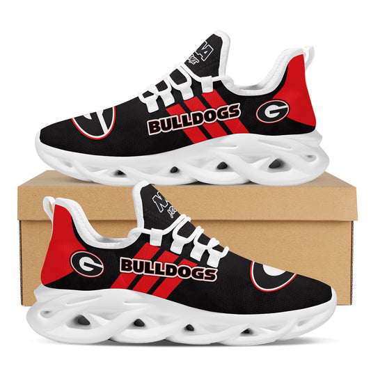 Ideafootwear Georgia Bulldogs Max Soul Shoes Sneakers For Men And Women 5