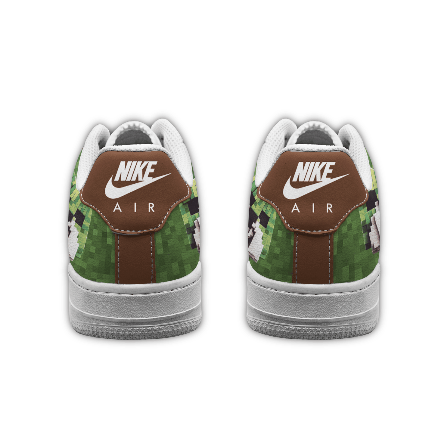 Ideafootwear Georgia Bulldogs x Minecraft Air Low-Top Sneakers Shoes For Men And Women 1