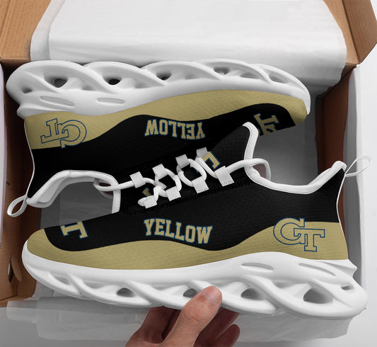Ideafootwear Georgia Tech Yellow Jackets Max Soul Shoes Sneakers For Men And Women 2
