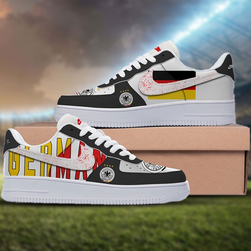 Ideafootwear Germany football team Air Low-Top Sneakers Shoes For Men And Women 3