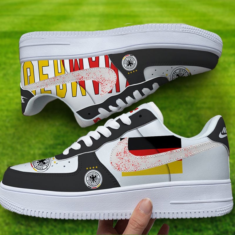 Ideafootwear Germany football team Air Low-Top Sneakers Shoes For Men And Women 3