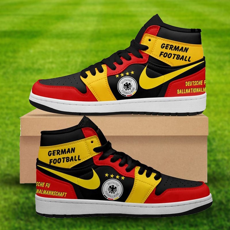 Ideafootwear Germany football team AJ1 High Sneakers Shoes For Men And Women 1