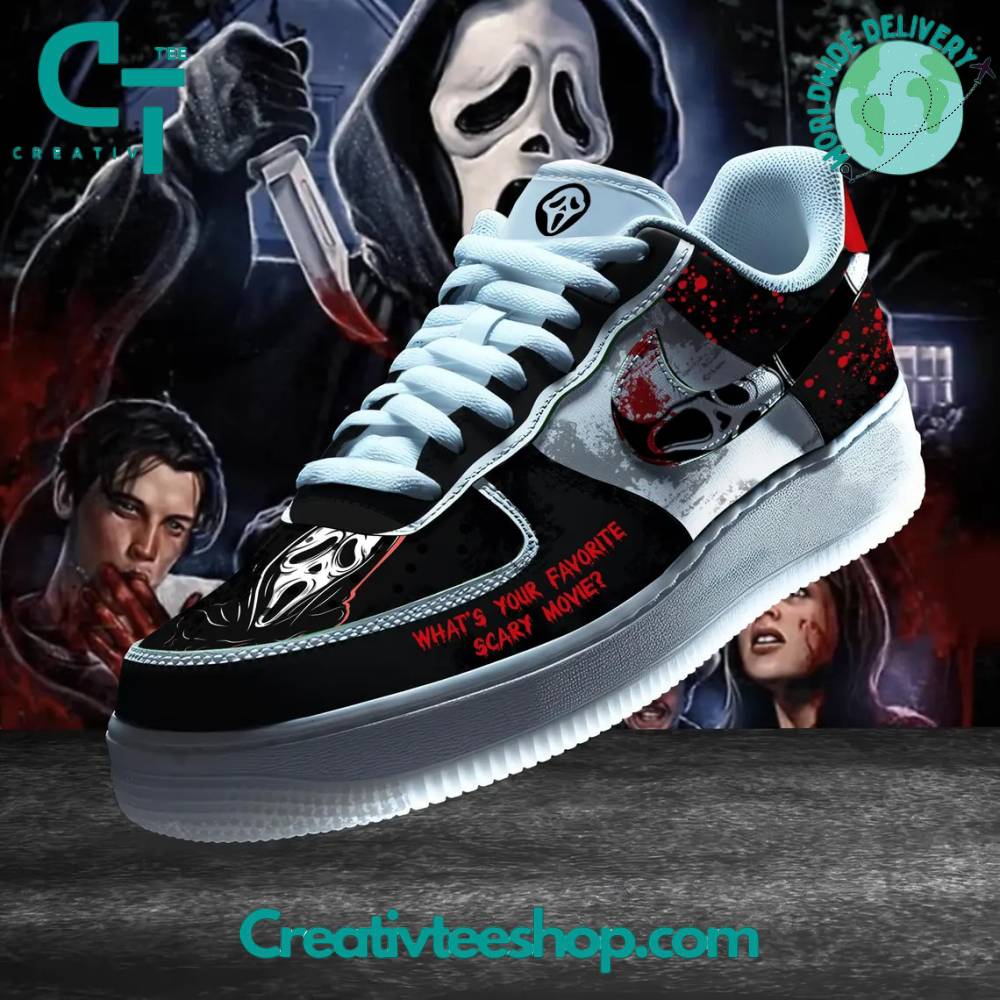 Ideafootwear Ghost Face Air Low-Top Sneakers Shoes For Men And Women 1