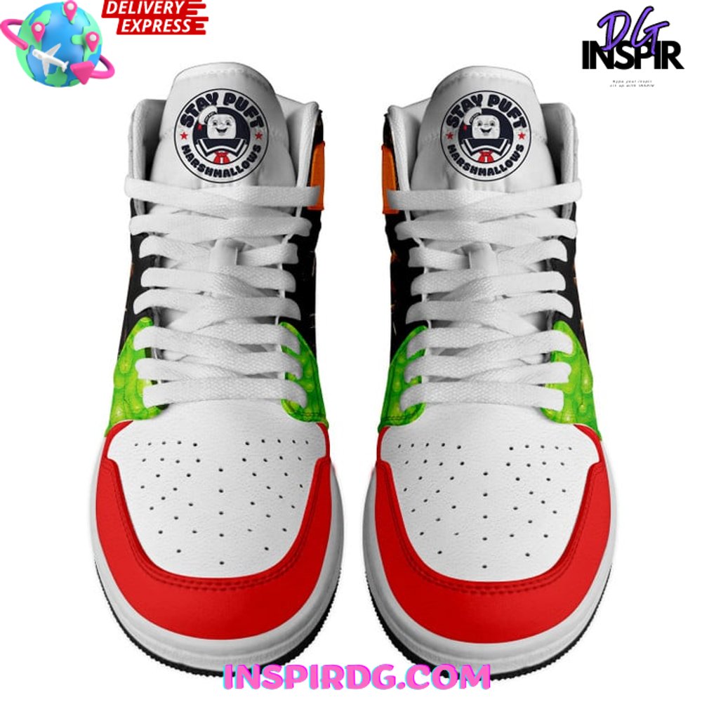 Ideafootwear Ghostbusters AJ1 High Sneakers Shoes For Men And Women 2