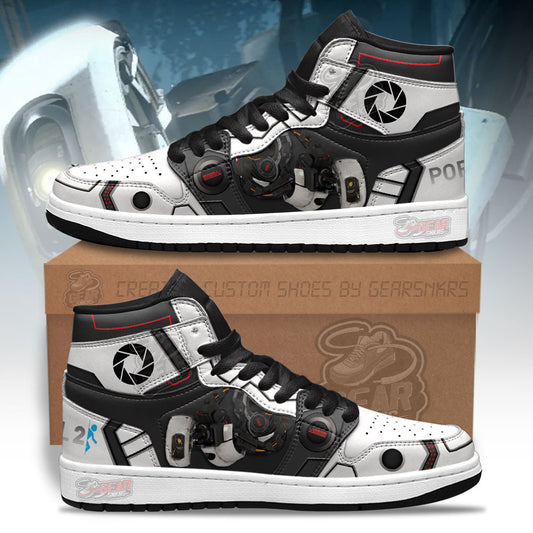 Ideafootwear GLaDOS Portal AJ1 High Sneakers Shoes For Men And Women 1