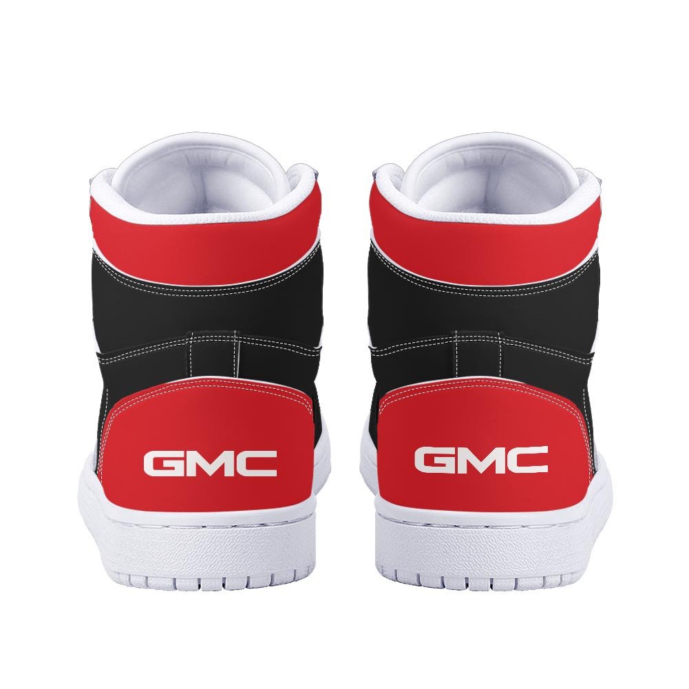 Ideafootwear GMC Trucks AJ1 High Sneakers Shoes For Men And Women 1