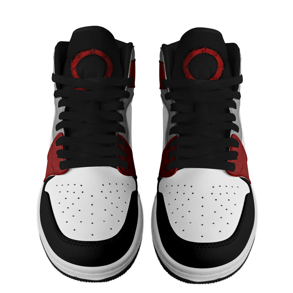 Ideafootwear God Of War AJ1 High Sneakers Shoes For Men And Women 2
