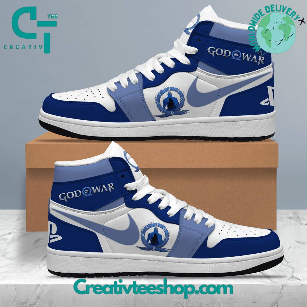 Ideafootwear God Of Wars AJ1 High Sneakers Shoes For Men And Women 1