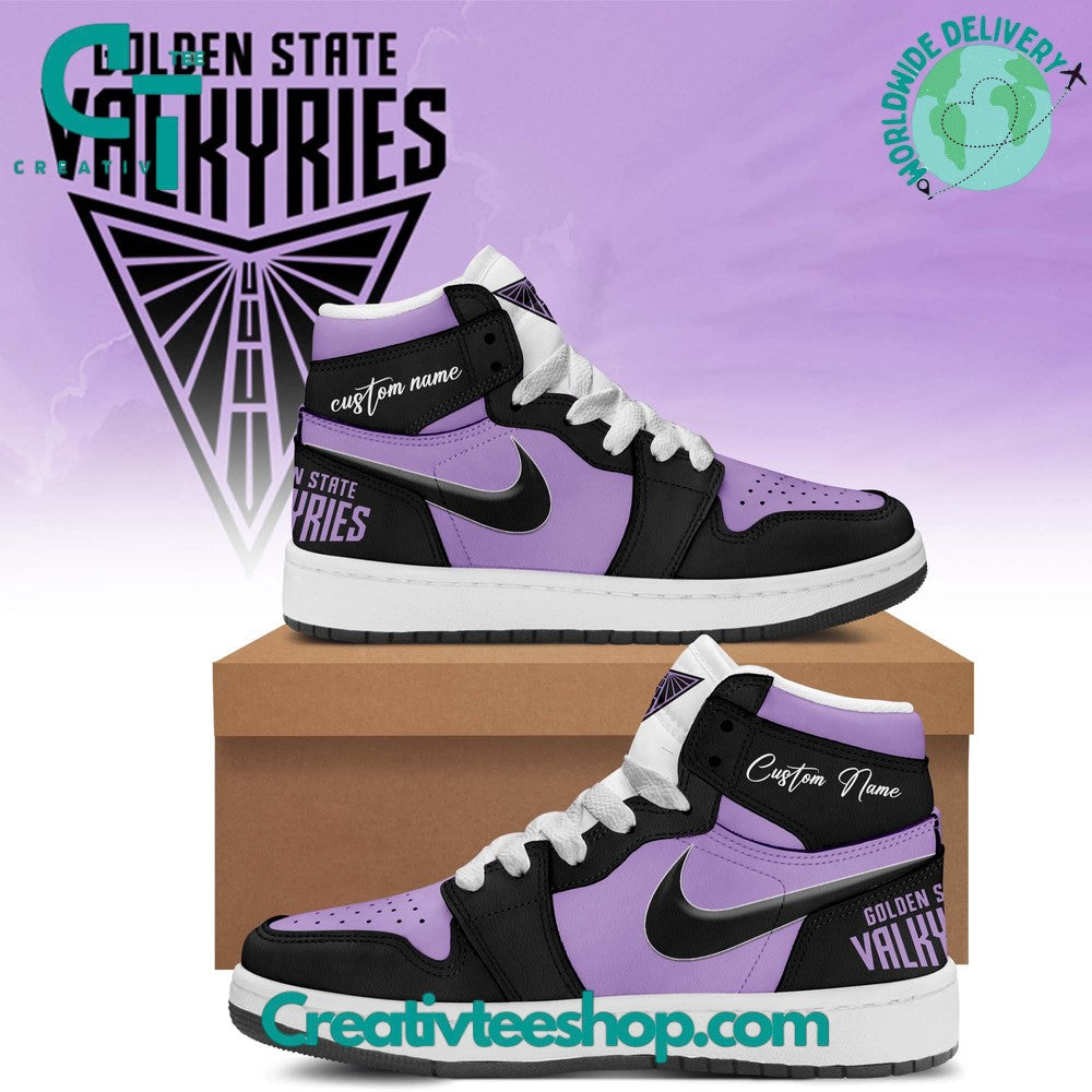 Ideafootwear Golden State Valkyries AJ1 High Sneakers Shoes For Men And Women 1