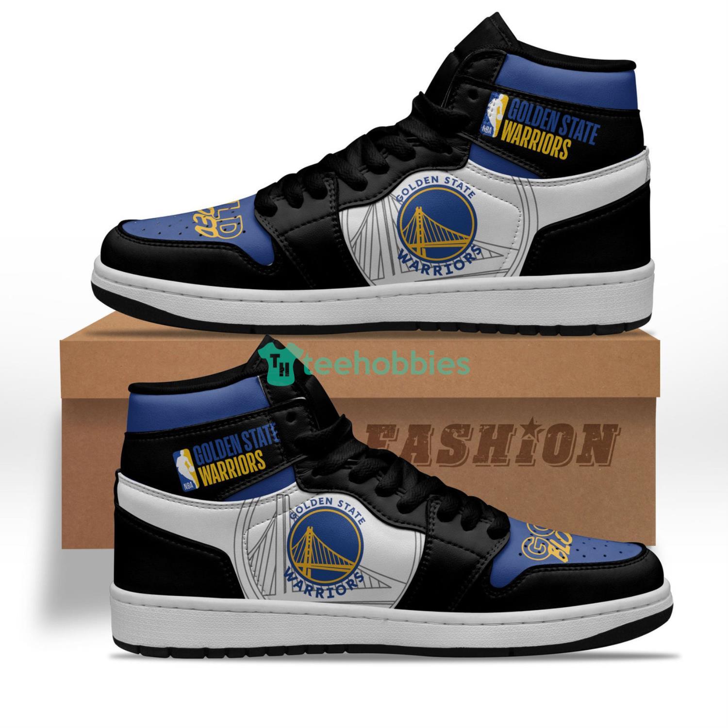 Ideafootwear Golden State Warriors NBA AJ1 High Sneakers Shoes For Men And Women 12