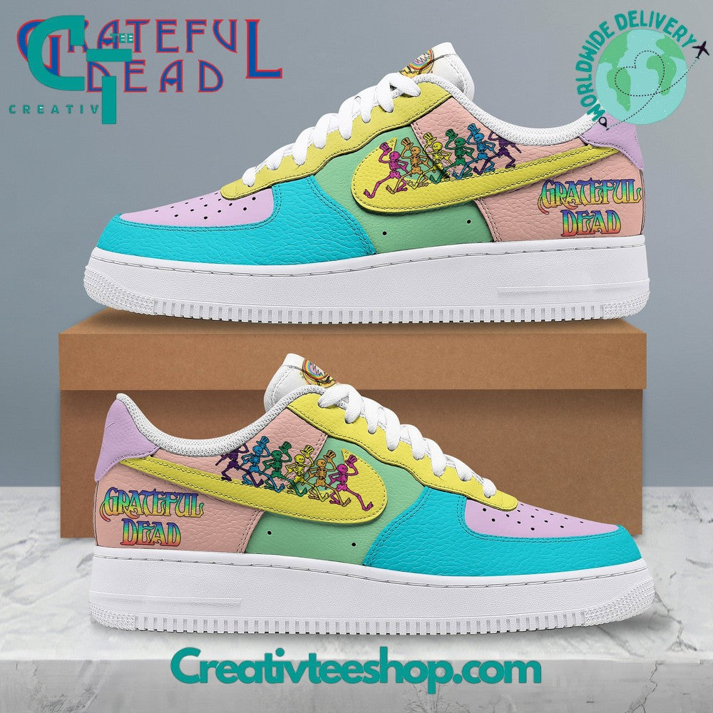 Ideafootwear Grateful Dead Air Low-Top Sneakers Shoes For Men And Women 35