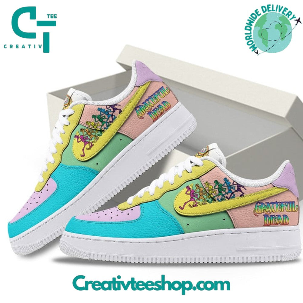 Ideafootwear Grateful Dead Air Low-Top Sneakers Shoes For Men And Women 35