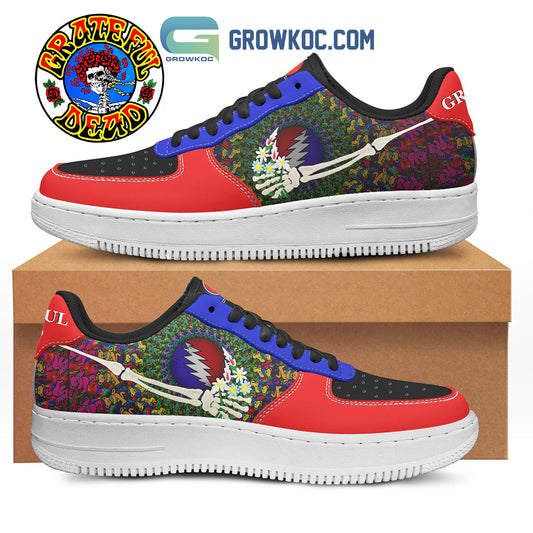 Ideafootwear Grateful Dead Air Low-Top Sneakers Shoes For Men And Women 9