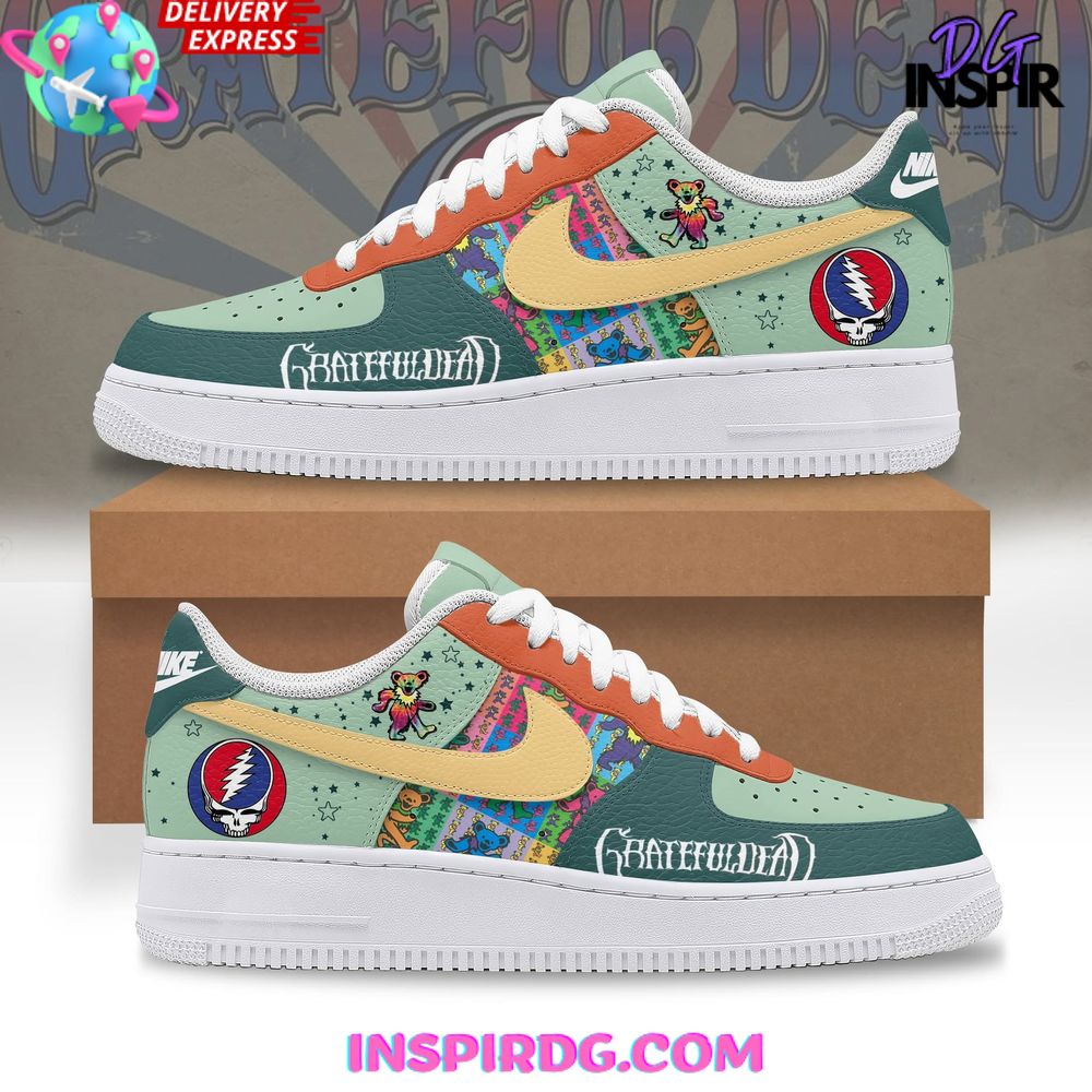 Ideafootwear Grateful Dead Air Low-Top Sneakers Shoes For Men And Women 7